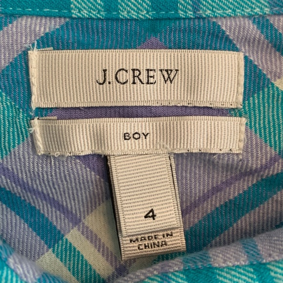 J Crew Flannel Button-Down Shirt - Picture 3 of 3
